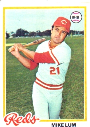 1978 Topps Baseball Cards      326     Mike Lum DP
